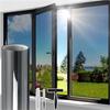 Self-adhesive Privacy Window Film Anti UV 60x400cm Black Silver