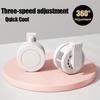Small Clip Fan Portable Mini Bladeless Fan Clip On 3 Speed Mini Waist Clip Cooling Fan for Outdoor Travel Office