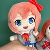 Anime Natsuki Plüschtier Doki Doki Literature Club Zubehör Weiche Stoffpuppe Schlüsselanhänger Cartoon Anhänger Für Fans Geburtstagsgeschenk