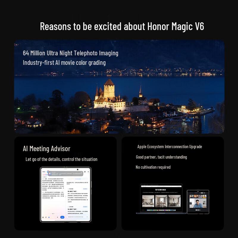 Honor Magic V6 Foldable Smartphone (CN version)