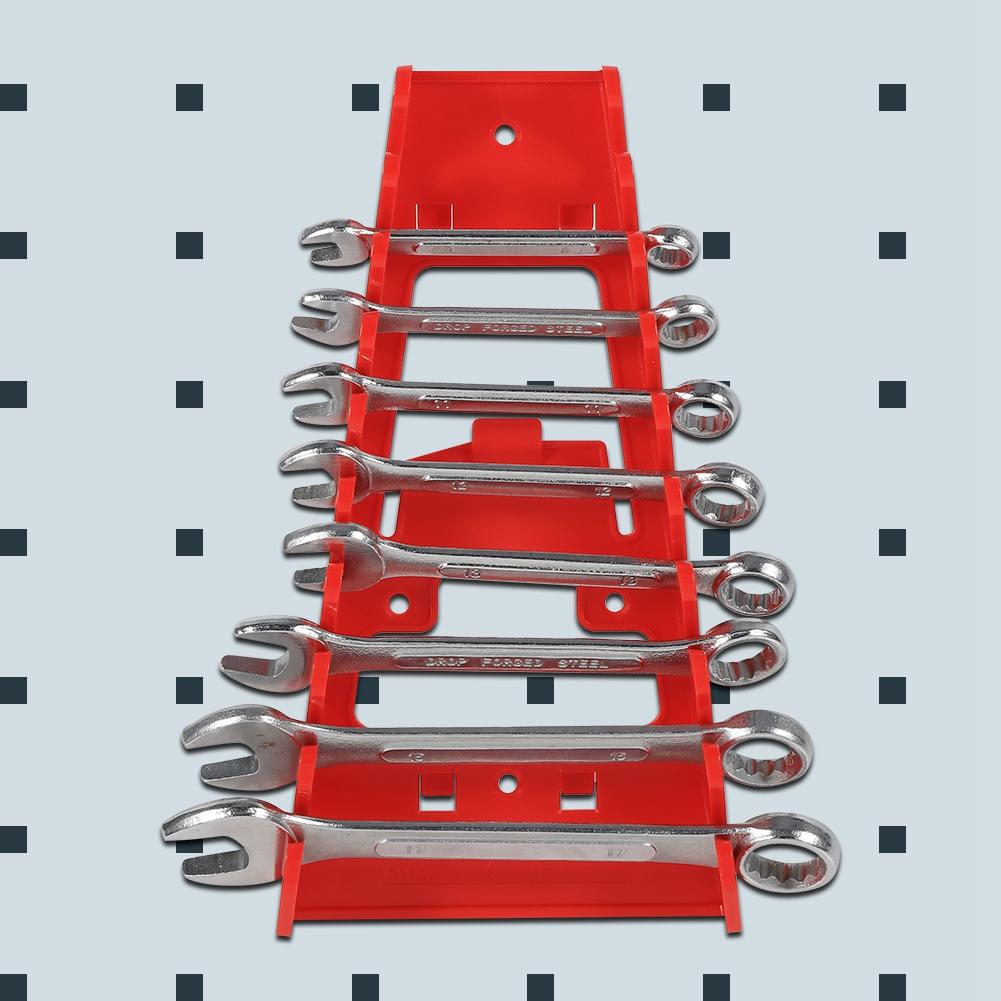 9 θέσεων κόκκινη πλαστική βάση κλειδιών, βάση οργάνωσης, βάση αποθήκευσης εργαλείων, κλειδιά φύλαξης