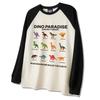 Seupeullaesikodeu Raglan Long Sleeve Cream - Dino Paradise