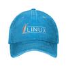 Linux Operating System Tux Penguin Casual Baseball Cap Summer  Trucker Hat Sun Visor Hiking Cap Female Male Vintage Baseball Cap