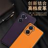 Applicable to vivoY77 mobile phone case lens all-inclusive Y02S business square plain leather soft case Y76S protective case CD pattern