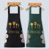 Sling Aprons Fork Wipes Kitchen Waterproof Oil Resistant Thicken Oversizeds