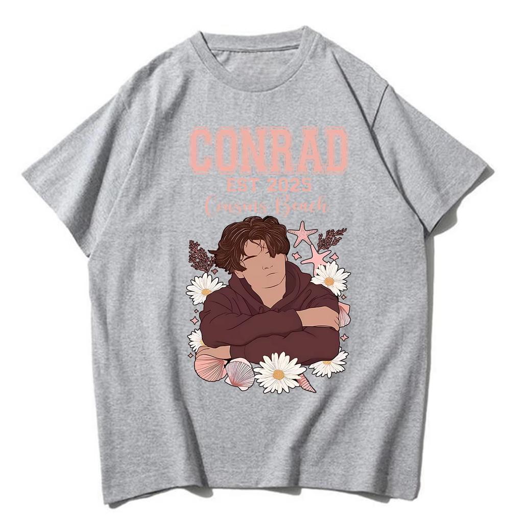 Team Conrad The Summer I Turned Pretty TShirt Cousins Beach Belly Jeremiah 2026 Spring Summer New Fashion T Shirt for Fans Gift