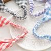 New Square-patterned Bullet Force Triangular Headscarf for Women, Suitable for Spring and Summer, for Tying Up The Hair and Covering The Head.