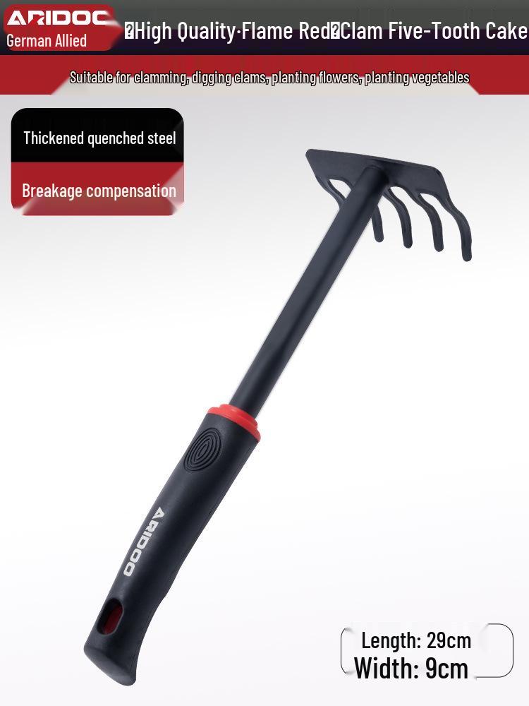 Tide-Chasing Tool Kit: Children's and Adults' Seaside Sand and Clam Digging Set with Shovel and Clips