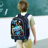 Rollender Rucksack für Jungen, Kinder Schultasche mit Rollen und Lunchtasche, Schultasche auf Rädern für Kinder