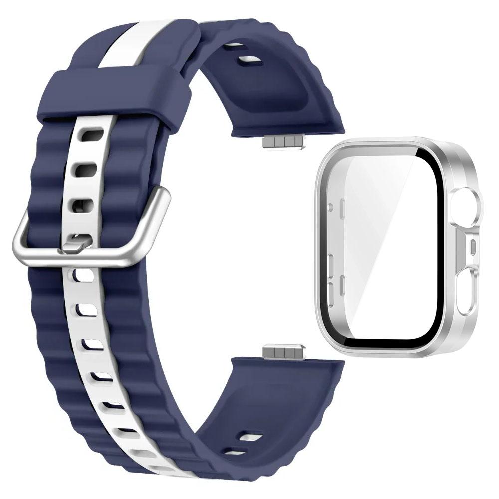 Silikonarmband+PC-Hülle für Huawei Watch Fit 4/Fit 4 Pro Intelligentes Armbandteile für Huawei Watch Fit 3 Uhr Schutzhülle