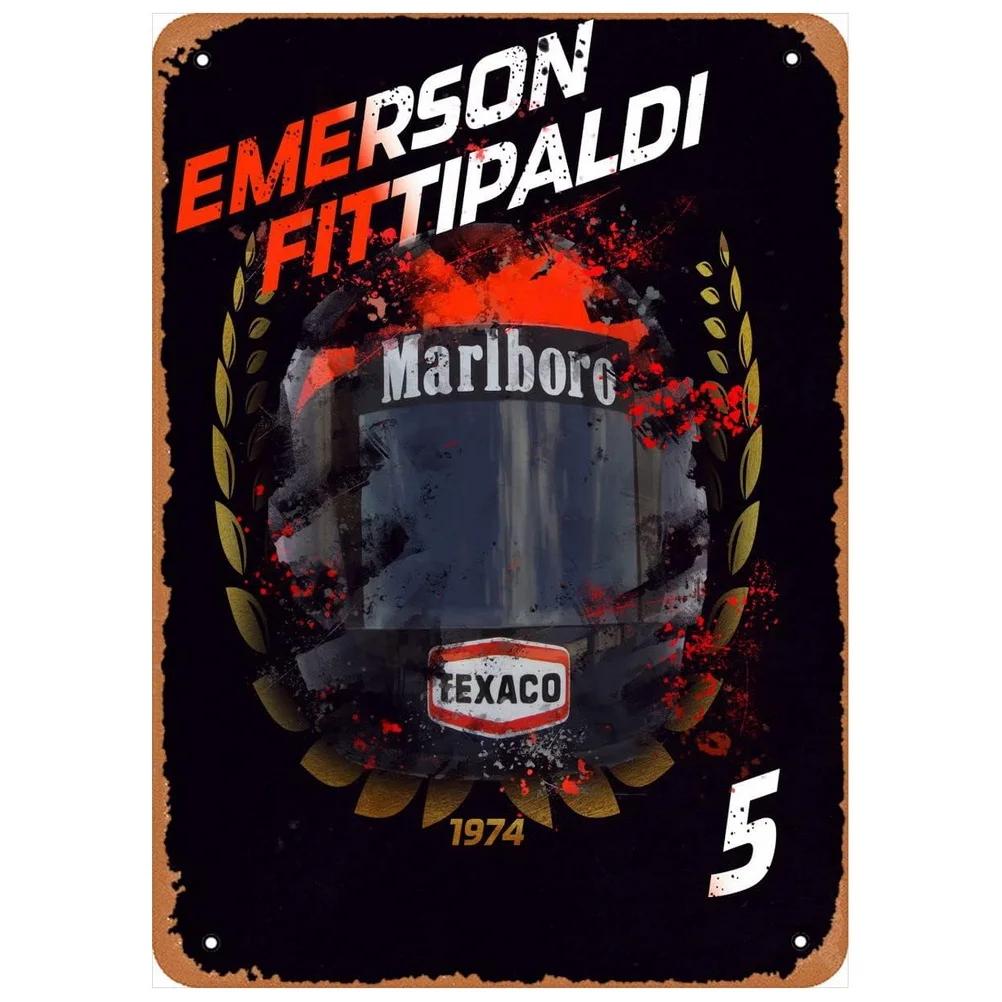 Cars Racing Metal Tin Signs Vintage Senna Mille Miglia Le Mans 1966 Auto Wall Art Posters for Man Cave Cafe Bars Pubs Decorat