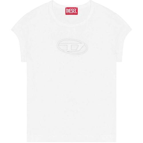 Diesel Womens/Ladies T-Angie Oval Logo T-Shirt
