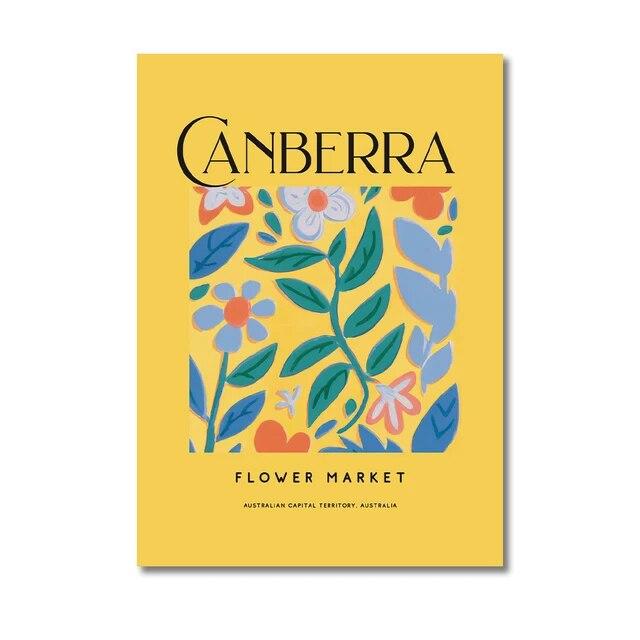 

Сидней Лион Мюнхен Линц цветочный рынок плакаты с принтом абстрактная ботаническая картина на холсте фотографии для стены Декор в гостиную без рамки 21*30cm