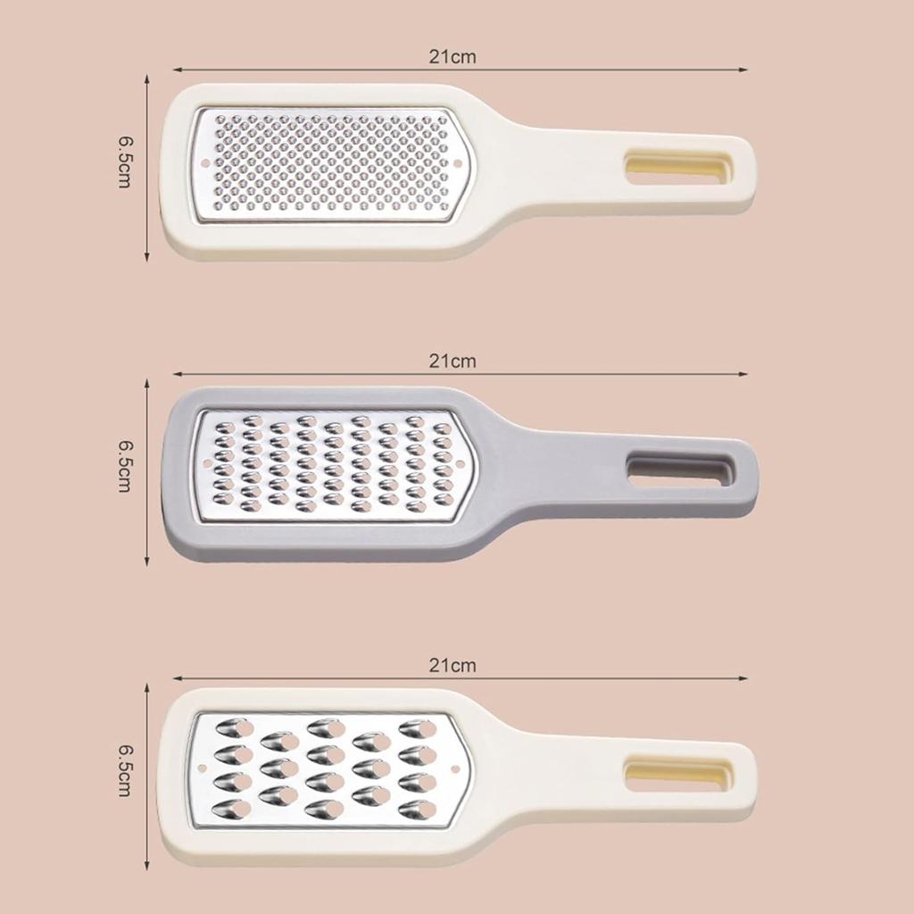 RSINC Cheese Grater, Grater for Cheese Stainless Steel Food Shredder, Lemon Zester, Vegetable Grater, Cheese Shredder, Garlic Mincer  (Set of 3)