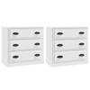 Maison Exclusive - Buffets 2 pcs blanc bois d'ingénierie