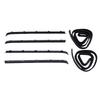 Front Door Window Weatherstrip Kit 15569071 Sweep Felt Trim   Run Channel   Replacement for C1500 C2500 C3500 K1500  00 K3500