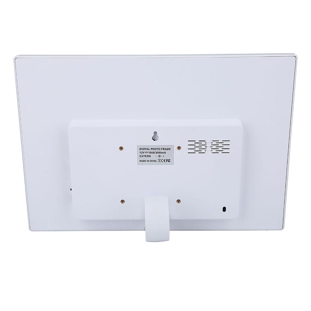 15  HD Screen Touch Button Digital Photo Frame Alarm Clock MP3Celsius4 Movie Player   Black