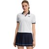FILA Fitted Quick-Dry Knitted Tennis Polo Shirt Women tops A51W623101F-ZA