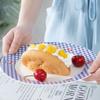 Bread Ceramic Plate 6-inch Small Plate Fruit Butterfly Snack Plate Floral Pastry Storage Bone Plate Creative Simple Korean