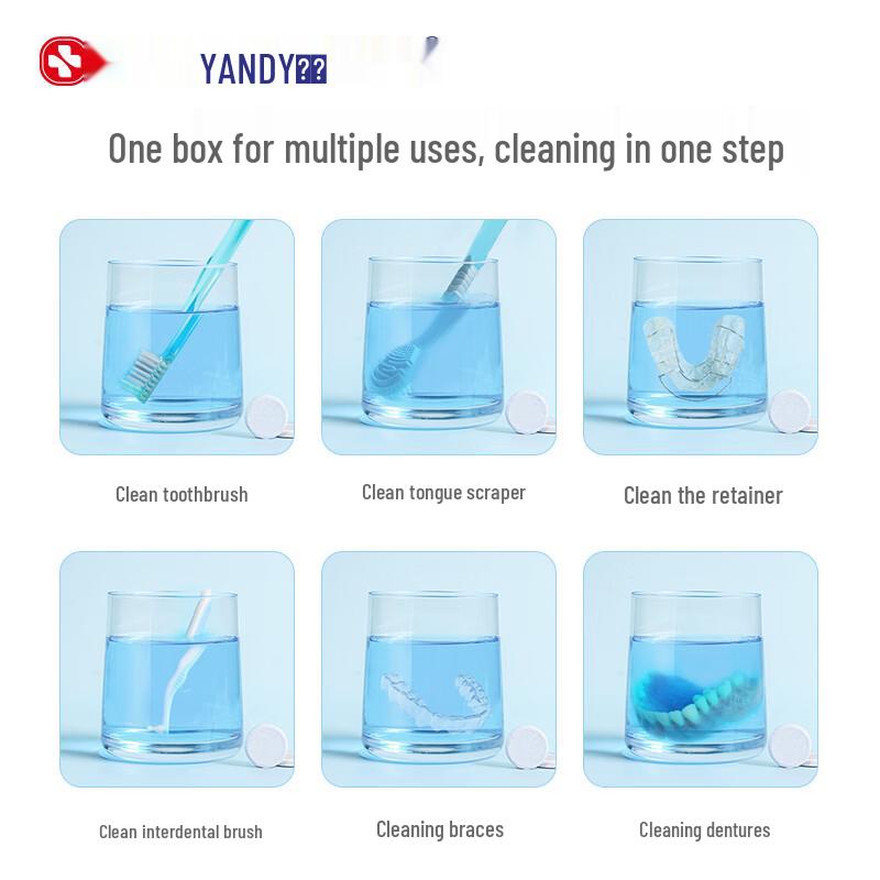 YANDY Kieferorthopädische Reinigungstabletten