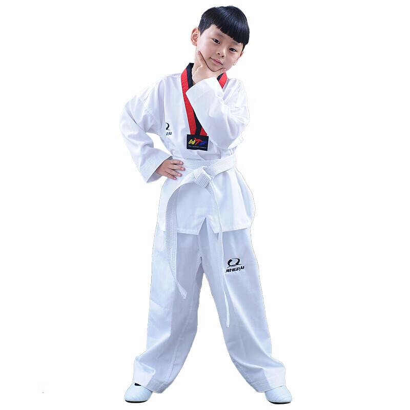 Jingpai Reines Baumwoll Langarm Taekwondo Uniform