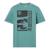 Timberland Men's Short Sleeve Graphic T-Shirt, Sea Pine, Size S, TB0A2QRVCL61