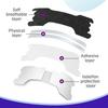 1/10-200Pcs Black Nose Strips Stop Snoring Aid Improve Sleep Quality Easier Breath Sleeping Patch Right Nose Device