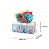 1pc Colorful Cartoon Tissue Box Toy for Youngsters Fun Pull Out Paper Napkin Holder, Early Education Cloth Book, Polyester Material, Mixed Colors