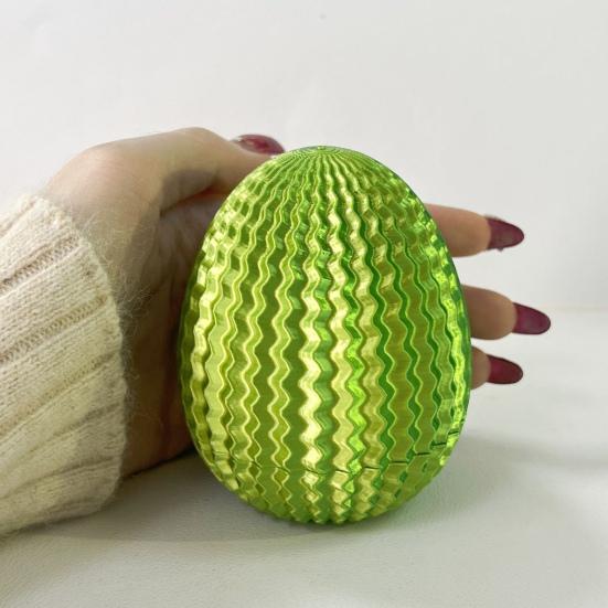 Uovo Labirinto Stampato in 3D Giocattolo Antistress Educativo Contenitore Scatola Portaoggetti Uovo Labirinto Giocattolo Fidget Decorazione Pasquale Casa Ufficio