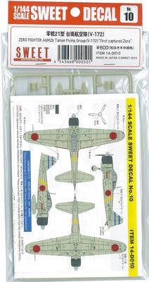 Sweet Zero Fighter Type 21 Tainan Air Corps 1/144 No.10 V-172