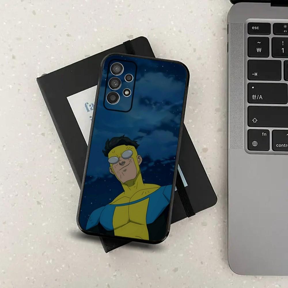 

I-Invincible-Мультяшный Чехол для Телефона Samsung S24,S21,S22,S23,S30,Ultra,S20,Plus,Fe,Lite,Note,10,9,5G Черный Мягкий Чехол Samsung S24