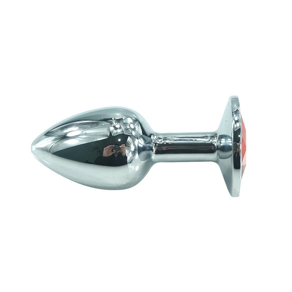 APSS05-S Metal Stainless Steel Small Size Back Court Butt Plug Unisex Anal Expansion Bead Puller Adult Supplies