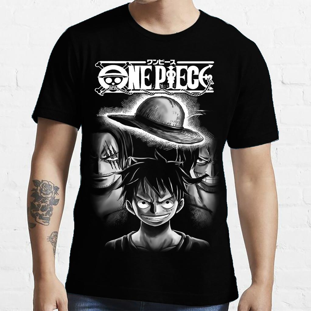 Luffy Animation ONE PIECE Men Women Summer T-Shirts Casual Sports Fitness Loose Oversized Comfortable Cotton Short Sleeves Top