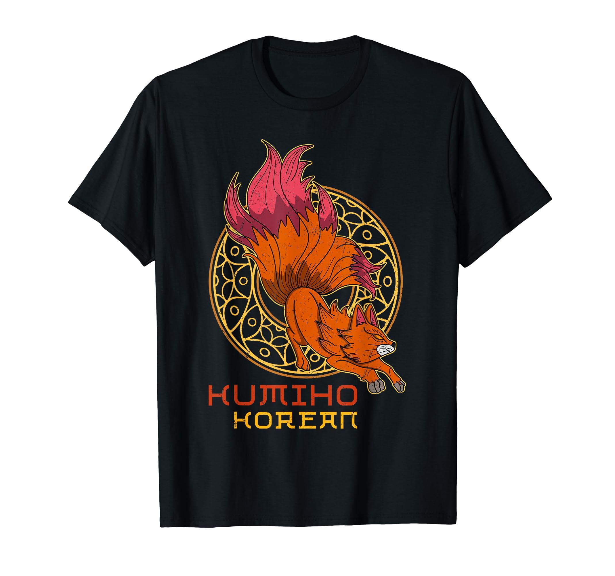 Kumiho (Nine-Tailed Fox), a mythical creature from Korean mythology, Korean Nine-Tailed Fox T-shirt