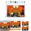 Customizable Halloween Party Decoration Witch Castle Halloween Background Cloth For Photography