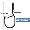 10pcs Unique Twist Design Bag Hanger Purse Hanger for Closet, Purse Hooks Closet Rod Hooks for Hanging Bags Handbags Belts Scarves Hats Clothes