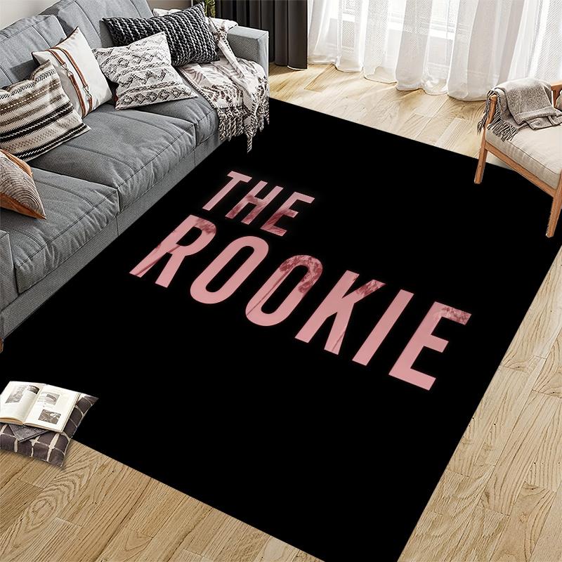 The Rookie Home Sofa Decoration for Living Room & Bedroom, Non‑Slip Play Flannel Floor Mat for Game Room