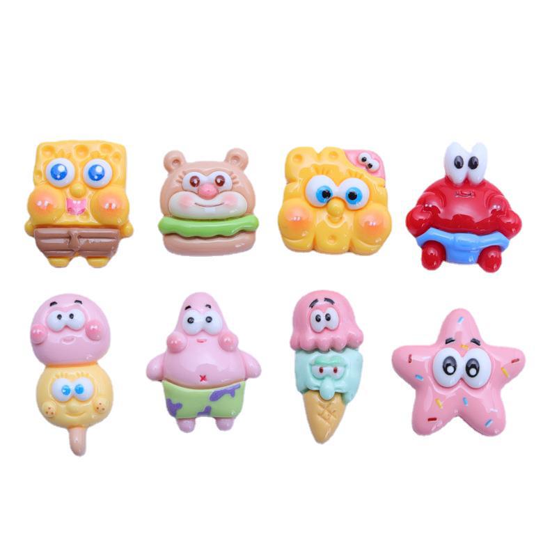 Biscuit Sea Treasure Bright Cartoon Handmade DIY Ornament Accessories Cream Glue Resin Hair Clip Material