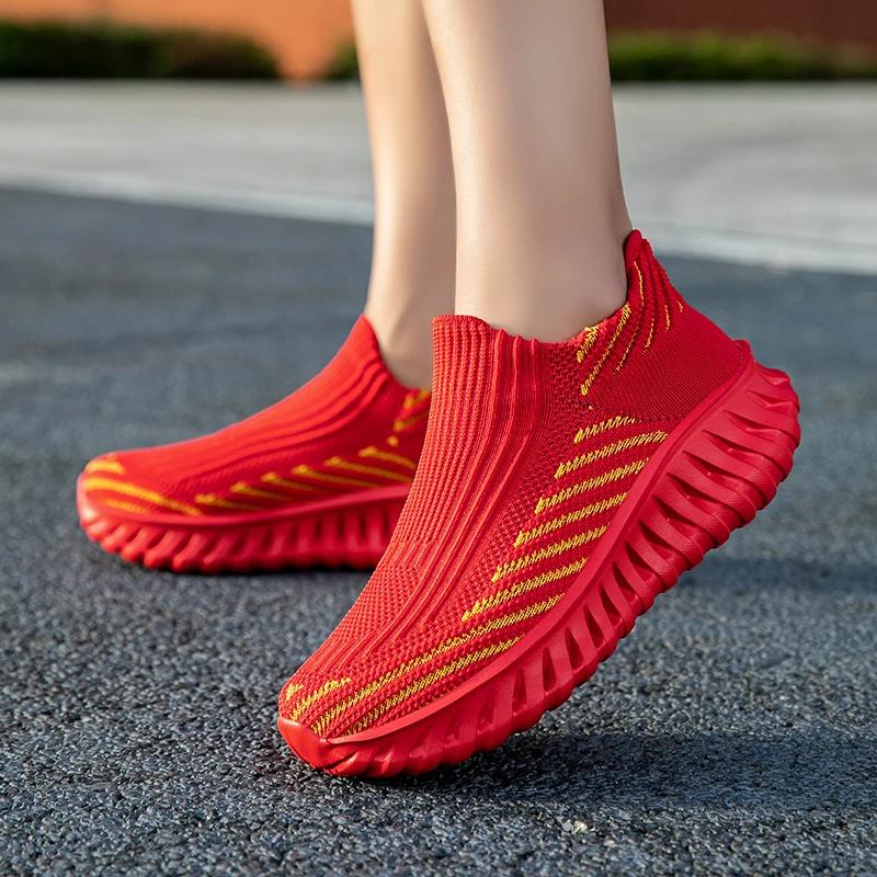 Fashion Women's Running Shoes Lightweight, Anti Slip Shock-absorbing Sports Shoes Men's 2025 Summer New Item Tennis Female Skateboard