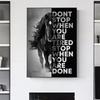 Animal Motivation Poster Panther Lion Motivational Canvas Posters Prints Canvas Painting Focus Conquer Fearless Mural Wall Decor