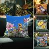 Cartoon D-Digimon Anime Pillow Case Pattern Printed Pillowcase for Living Room Sofa Cushion Cover & Bedroom Decor