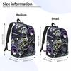 Murder Drones Horror Anime Rucksack für Männer Frauen Cyn J und N Teenager Schüler Business Tagesrucksack Laptop Canvas Taschen Outdoor