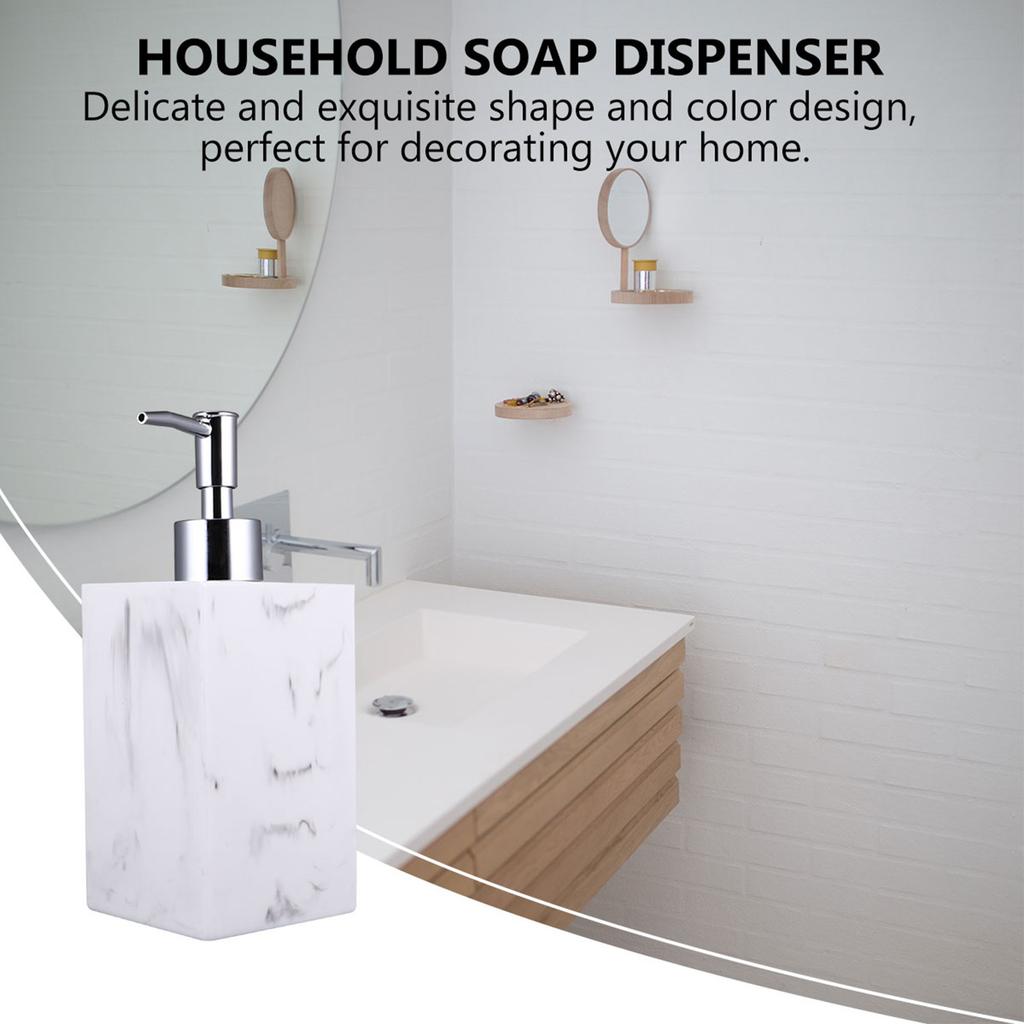 1Set Press Pump Resin Soap Dispenser Portable Bottle for Bathroom Home Office Shampoo Liquid Soap Dispenser Shampoo Bottle