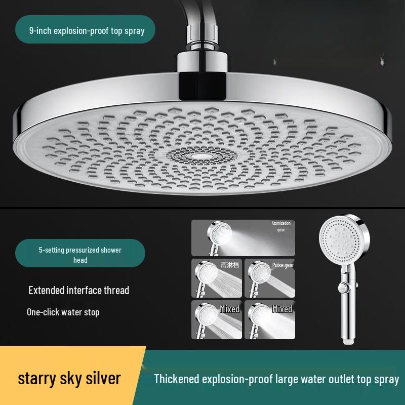 Shuogang Tiangong 9-inch Rain Shower & Handheld System