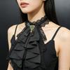 Royal Styles Detachable Collar Lace Ruff Collar NeckPiece Ruffle False Collar For Women Formal And Casual Occasion