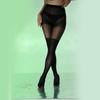 Elegant Over The Knee Black Tights for Women with Shaping Effect Mock Thigh High Look Pantyhose for Dresses or Skirts