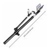 Stainless Steel Fishing Rod Holder with Silicone Head Luminous Telescoping