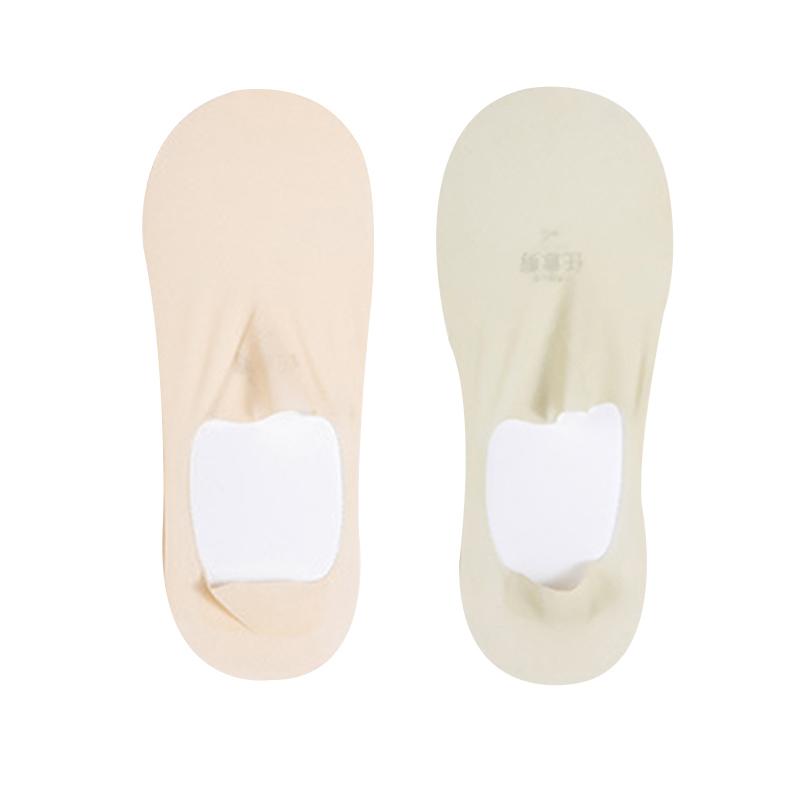 2 Pairs Silicone Anti-slip Invisible No Show Socks Summer Ultra-thin Breathable Sock Slippers Ice Silk Low Cut Boat Socks
