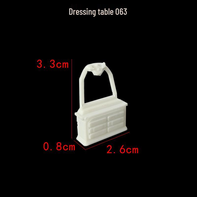 1:50 Scale Model Materials: Sand Table, DIY Indoor Furniture, Wardrobe, Bedside Table, Bookshelf, Wine Cabinet