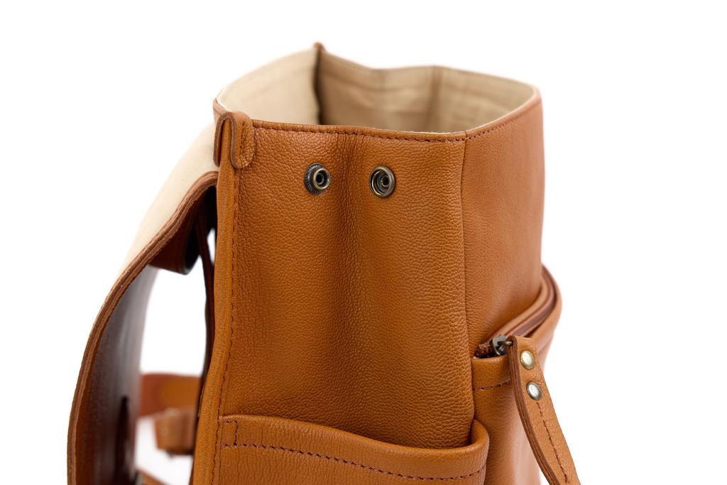 Dakota DA-1034247-45 Genuine Leather Backpack, Women's, Camel